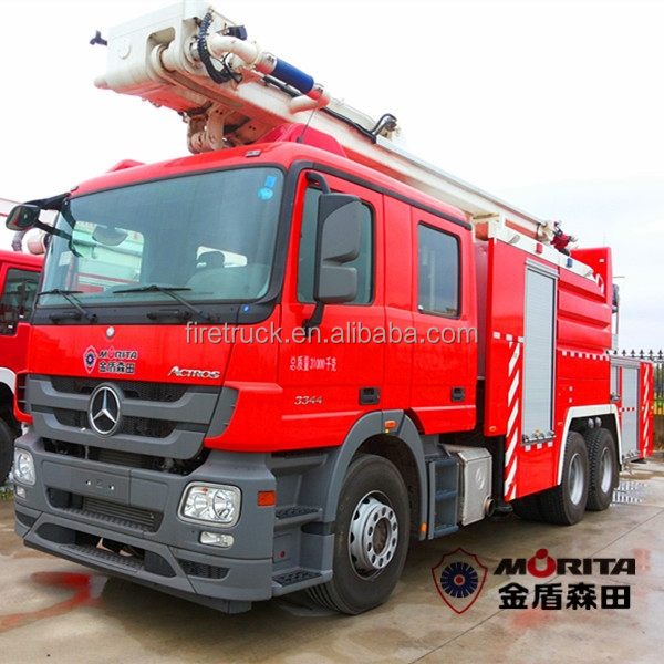 Китай 6x4 привод 32 м Номинальная рабочая высота воздушная платформа пожарная машина на продажу