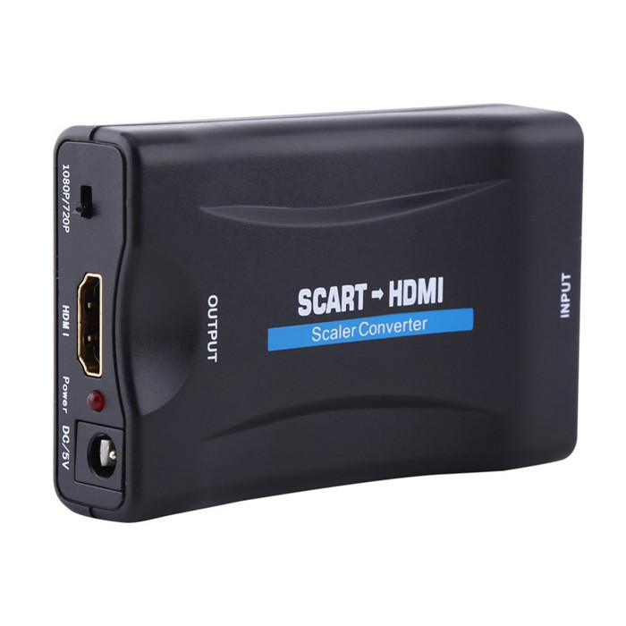 Адаптер преобразователя 1080P scart в hdmi