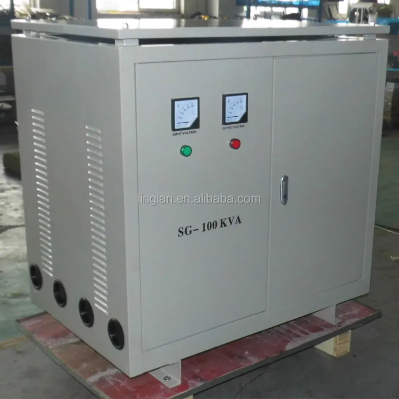 150kva 380v to 220v air cooled voltage transformer