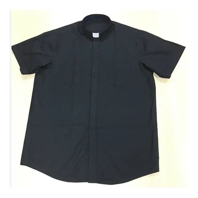 China manufacturer high quality Short sleeve Clergy Shirt