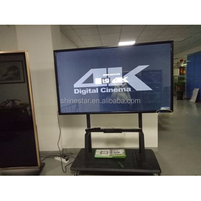 Android и windows OS в формате 4K UHD, 65 "дюймов настенный сенсорный экран все-в-одном ПК киоск интерактивная белая доска