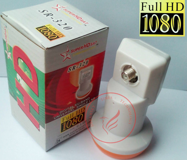 Single LNB LNBF ku-диапазон SR-320 цифровой спутниковый одного LNB,Full HD цифровая ku-диапазон 0.2db Ku Универсальный LNB LNBF