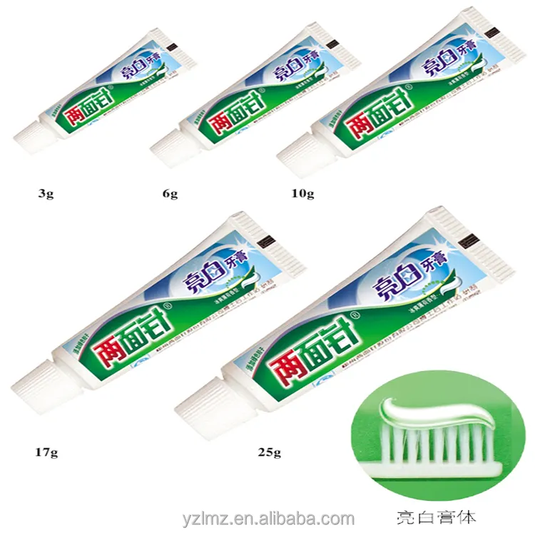whitening mini organic toothpaste for hotel