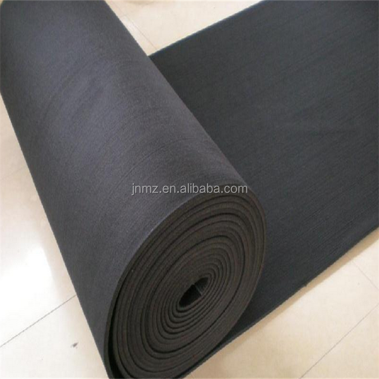 Black polyester felt 1mm thickness 200gsm