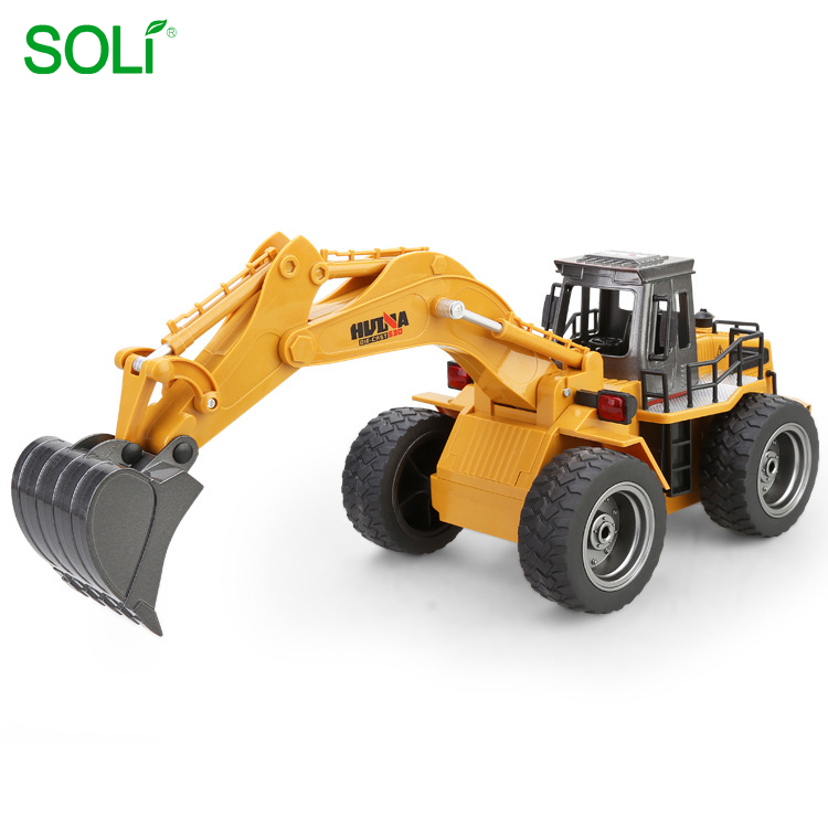 Alloy Diecast Remote Control Excavator Toys RC Construction Vehicle