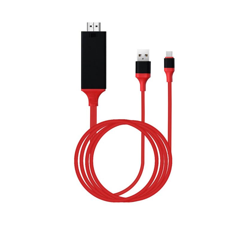 Высокотемпературный кабель от поставщика 4K usb c type c к hdtv usb кабель работает с телефоном/ноутбуком