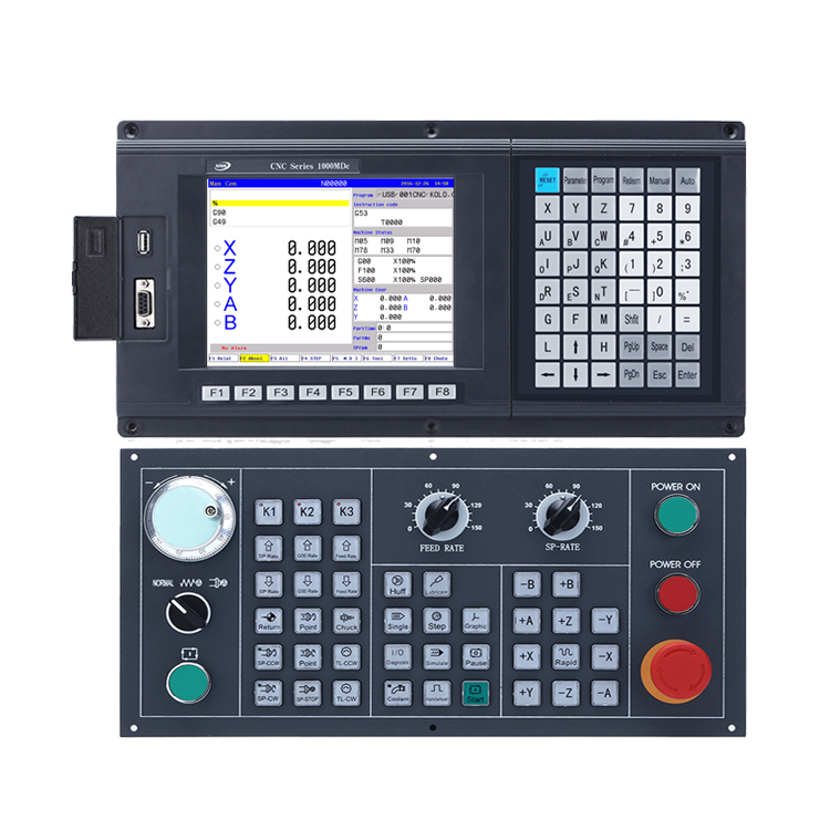 Мощный 5 Axis CNC фрезерный центр с рука + DSP + FPGA функция филировать cnc контроллер