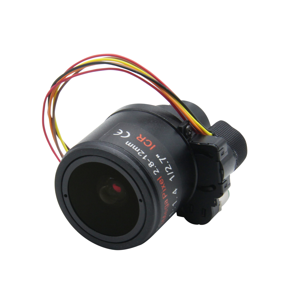 1/2.7 "3MP мегапиксель F1.8 2,8-12 мм моторизованный зум DC Iris m12 cctv объектив