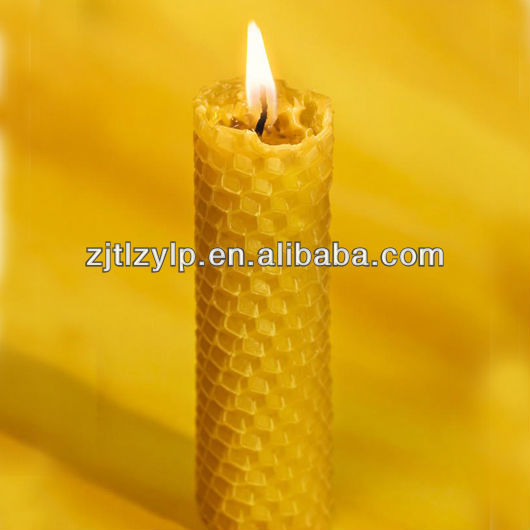 Свеча из пчелиного воска ручной работы 100% naturla-honeycomb
