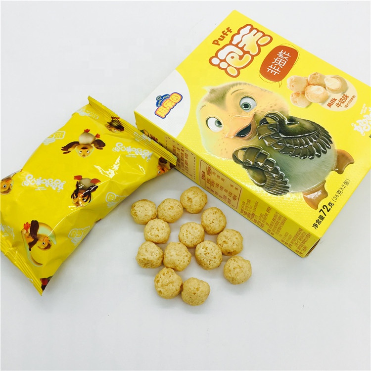 Fried min milk puff pastry cakes and pastries snack