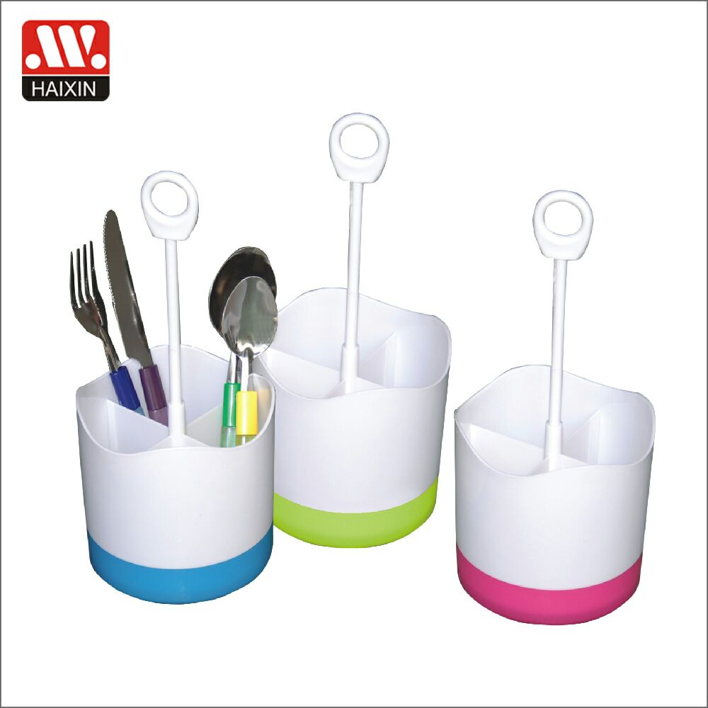 PP wholesale household kitchen using table organizer plastic cutlery table holder