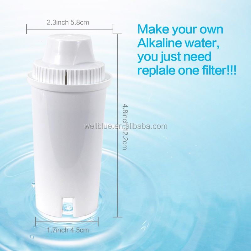 Wellblue замены фильтра для щелочной воды кувшин (3.5L)