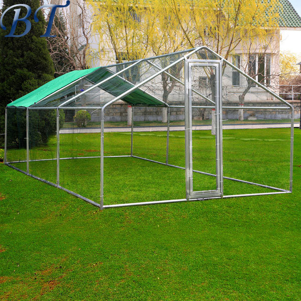 Модные большие металлические клетки курятник 6M X 3M walk In enclosure кролик утки курица птицы дом