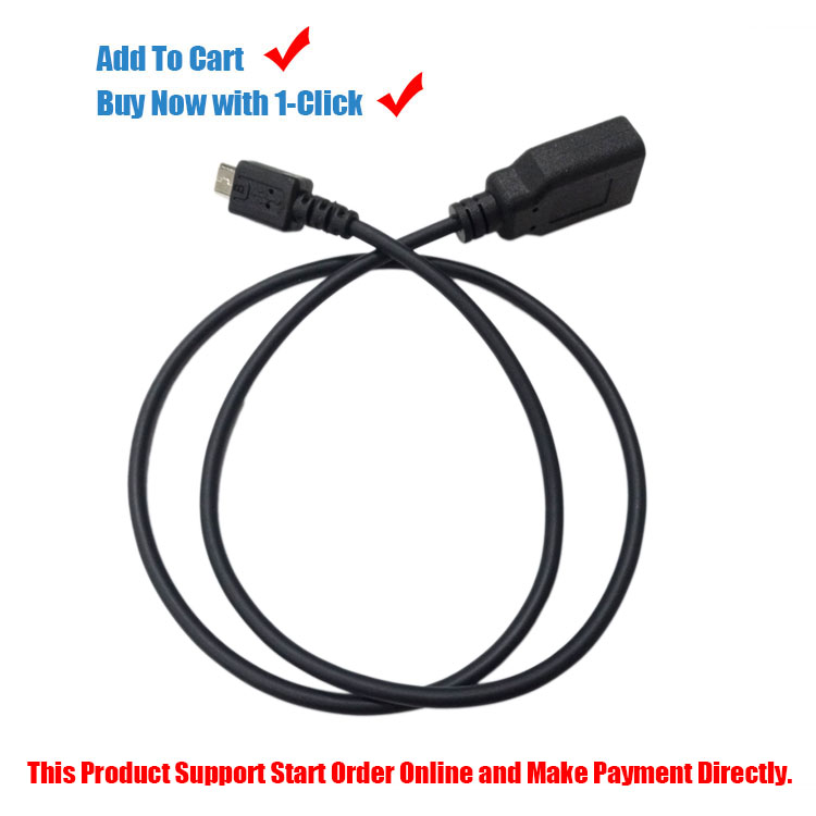 Кабель OTG USB 2,0 A Женский к USB 2,0 micro B OTG кабель на ходу для компьютера/ipad/мобильного телефона