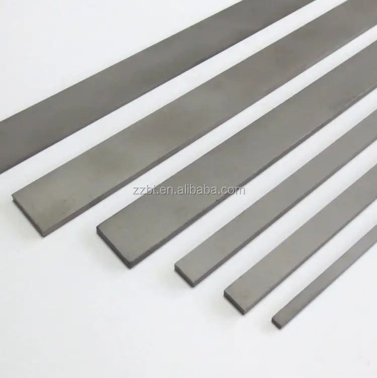 Factory tungsten carbide STB 13 blanks / cemented carbide strips price yg8 tungsten carbide strips and plates with hole