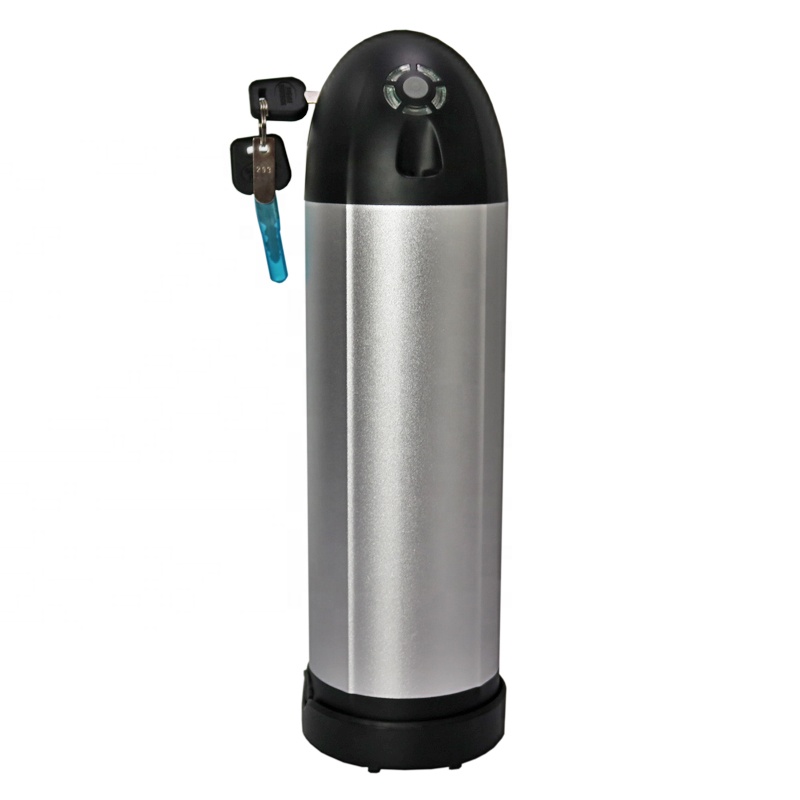 Down tube 36V water bottle style Lithium ion battery for Ebike