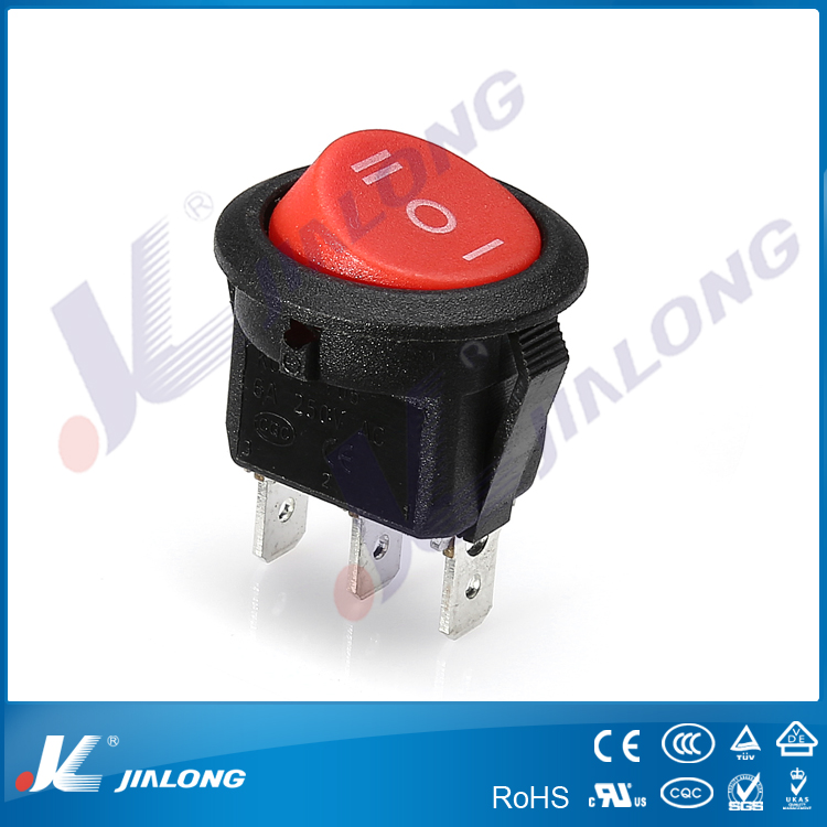 JL SPST Круглый кулисный переключатель KCD1-105 кулисный переключатель