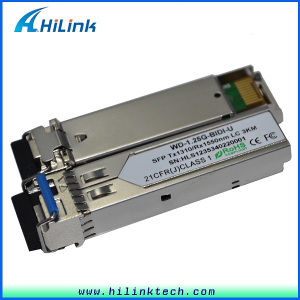 Оптическое волокно 1.25 г биди WDM SFP 3 км