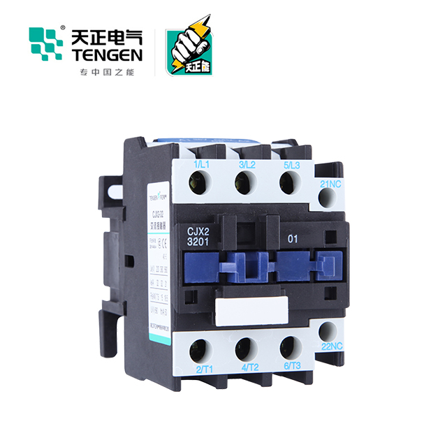 TENGEN BRAND electrical contactor CJX2-2510 3 phase contactor 380V 3NO 1NO 25A 50Hz 3P electrical contactor