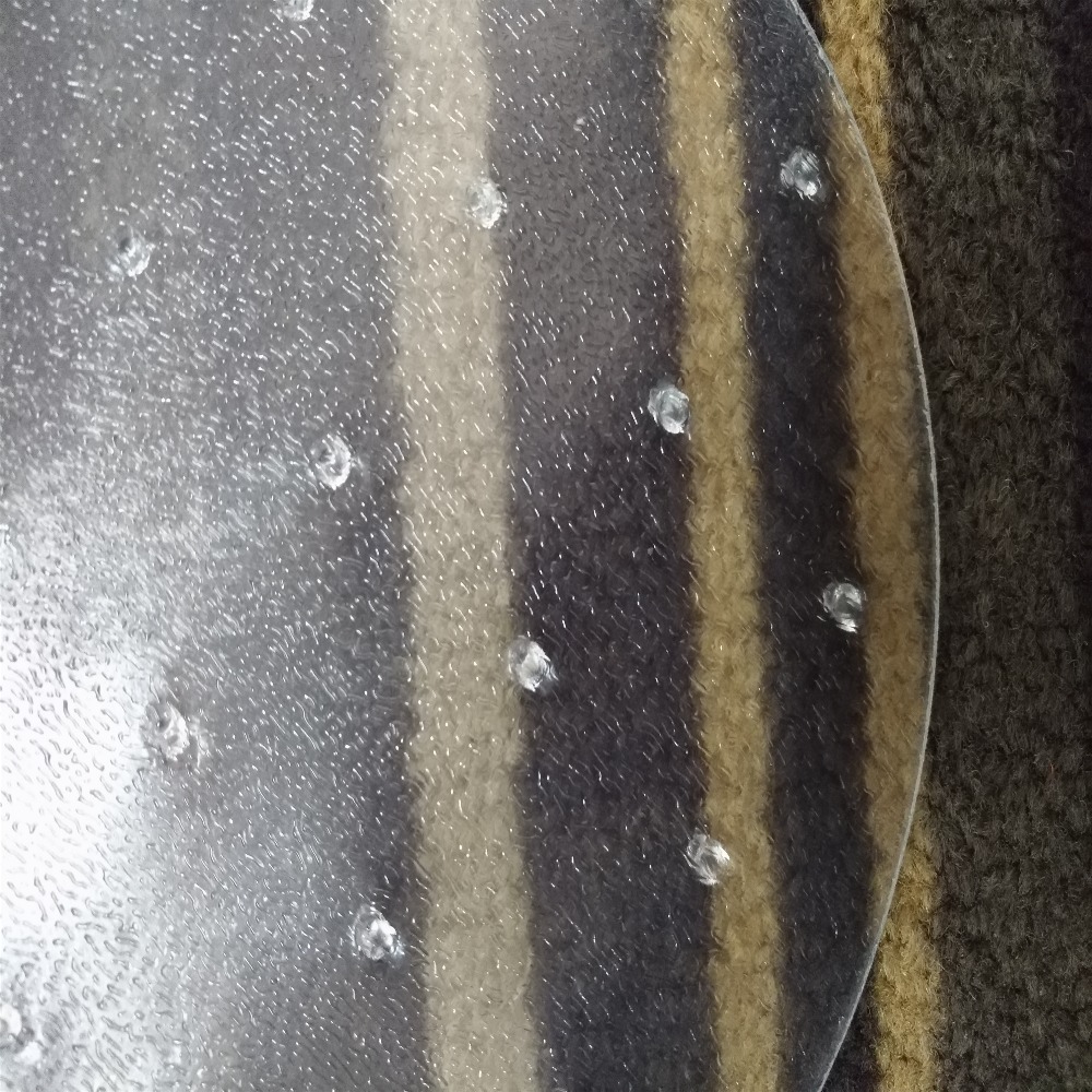 Glass Hard Floor Office Chair Mat For Carpet