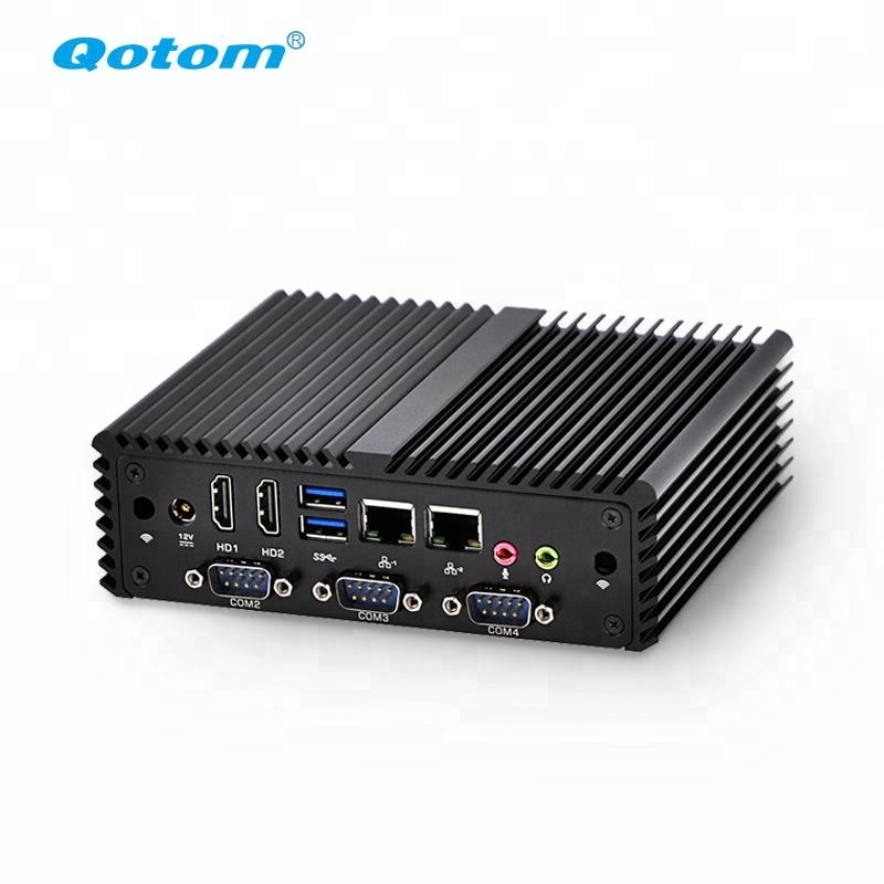 Barebone промышленный мини-ПК Q430PY i3-4010Y процессор 1,3 ГГц двойная lan ubuntu мини-ПК Тонкий клиентский мини-компьютер
