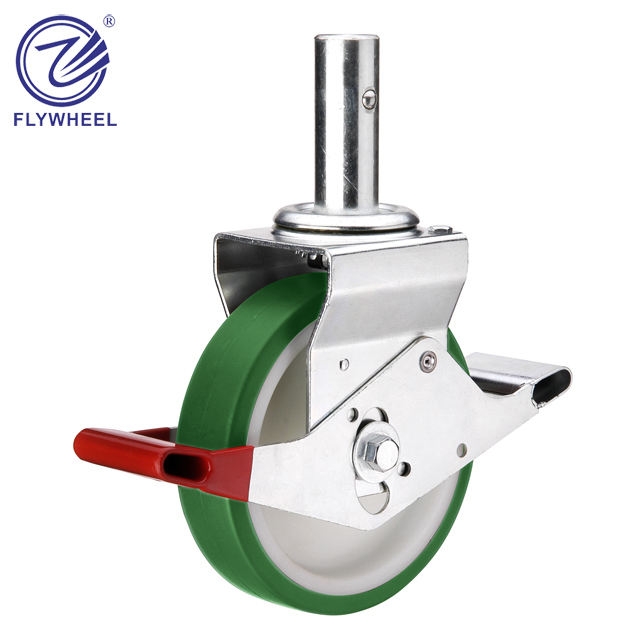 32 PU on nylon scaffolding caster