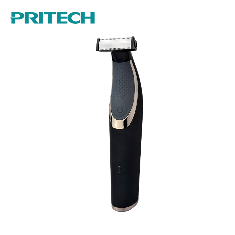 Перезаряжаемая Водонепроницаемая электробритва для мужчин PRITECH с 4 сменными гребнями