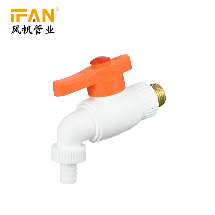 IFAN 1/2 "PPR фитинг для водопроводного крана с железным шариком 3/4" PPR пластиковый кран