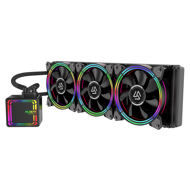 Кулер ALSEYE H360 для процессора, водяное охлаждение RGB, ШИМ вентилятор 120 мм, Водяной кулер для LGA 775/115x/1366/2011/AM2/AM3/AM4