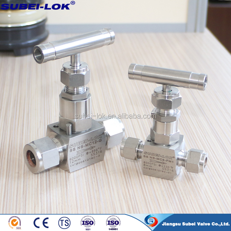 1/4 "5000 фунтов/кв. дюйм ferrule типа Монель сплава игольчатый клапан с высоким качеством