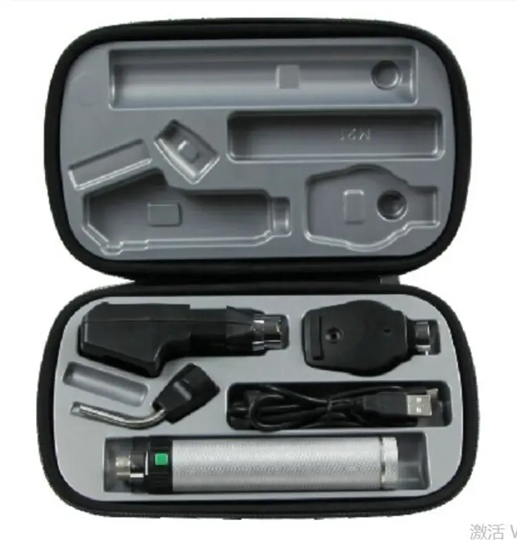 ML-ORIU Rechargeable LED/Halogen Diagnostic Set with Ophthalmoscope, retinoscope and Illuminator