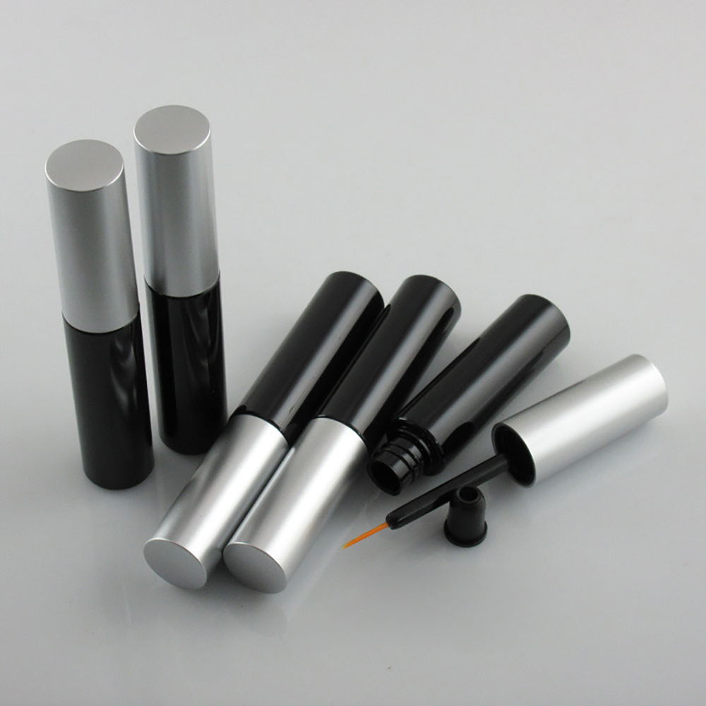Wholesale Makeup Packaging Eye Liner Tube with Black Cap, eyeliner pen tube packaging