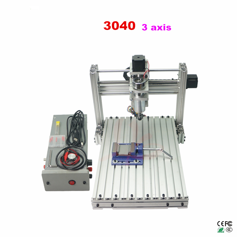 3 оси CNC 3040 металла DIY cnc гравировальный станок 3 оси контроллер ЧПУ PCB фрезерный станок