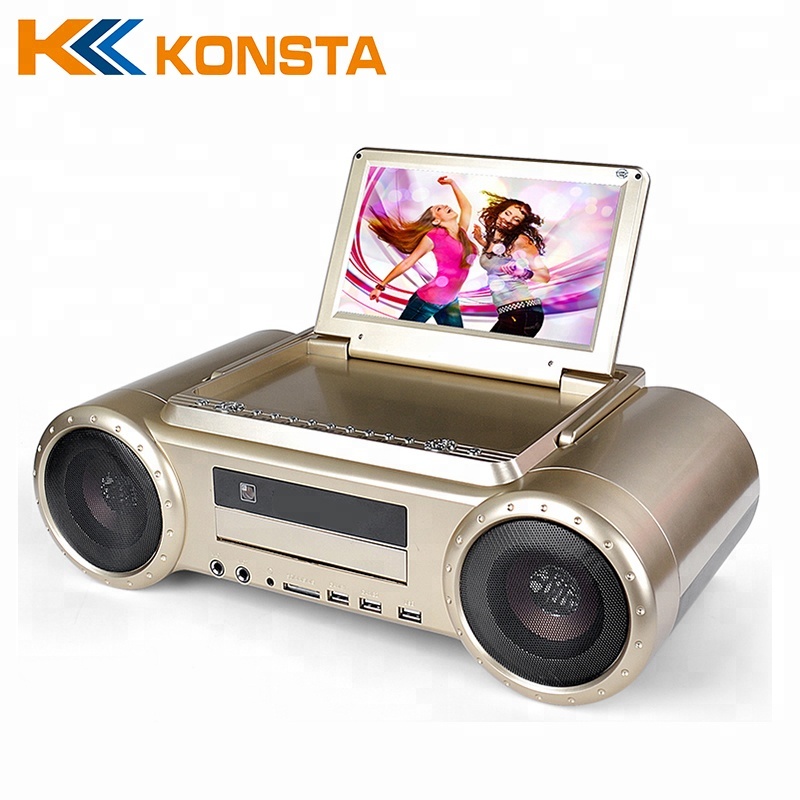 Новый караоке dvd-плеер с 2 динамиками + литий-полимерный аккумулятор для наружного использования MX-1011D