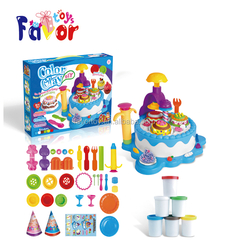 DIY 3D modeling clay play dough toys plasticine for babies
