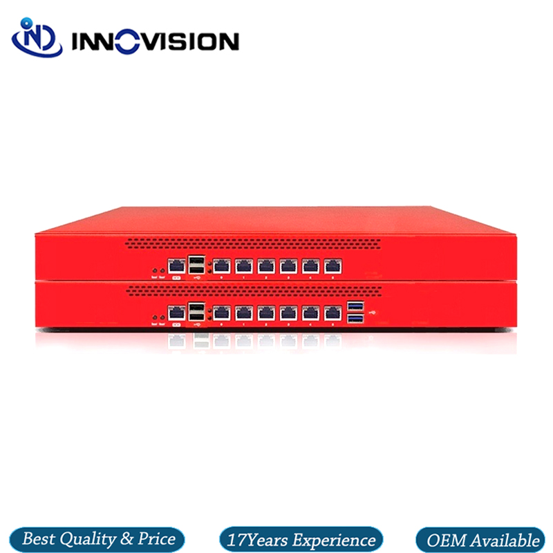 Экономичный 6GBe Lans стойка 1U celeron процессор 3855U брандмауэр сервер Barebone
