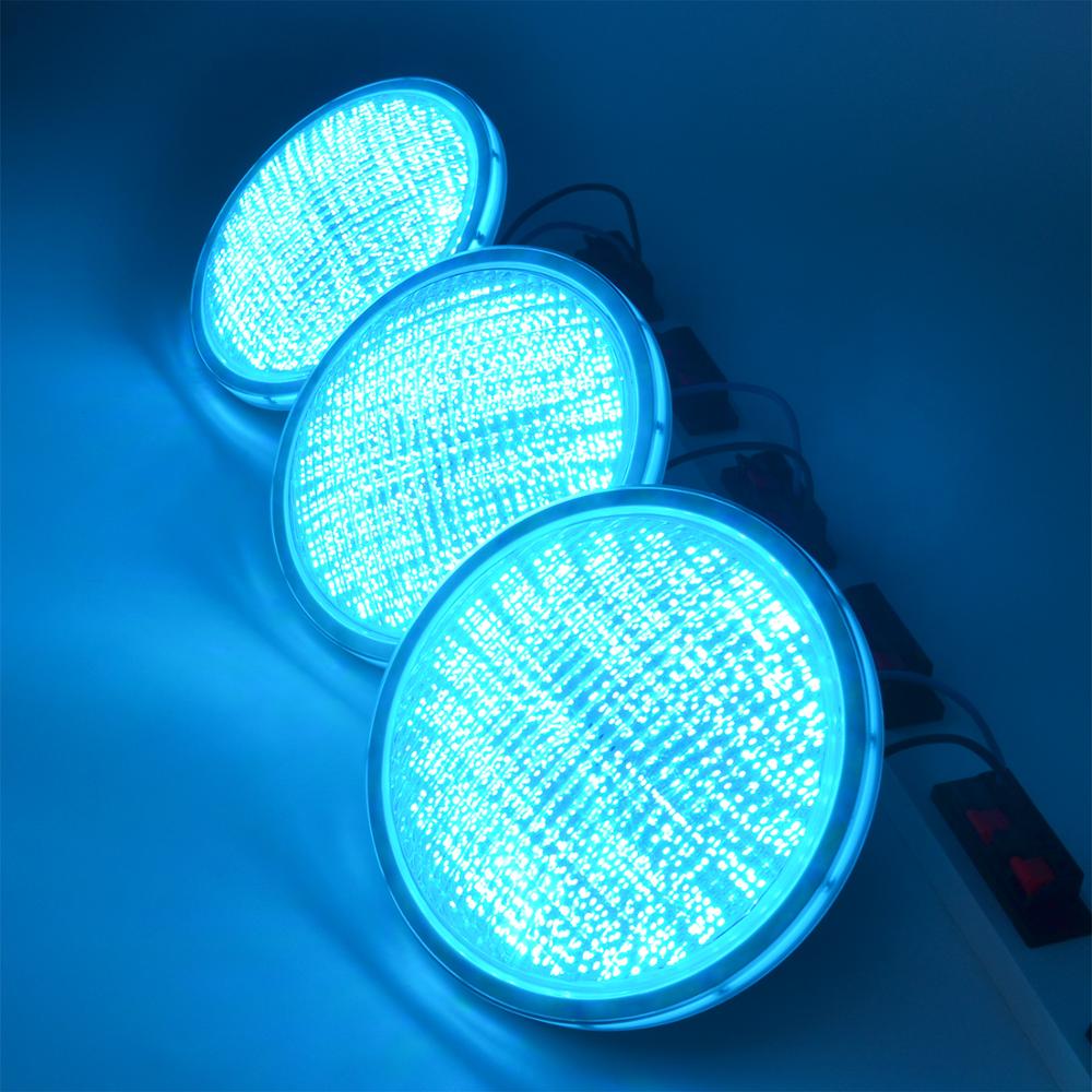 Par 56 2 провода видео-телефон двери синхронный контроль подводный rgb прожектор Светодиодные лампы для бассейна