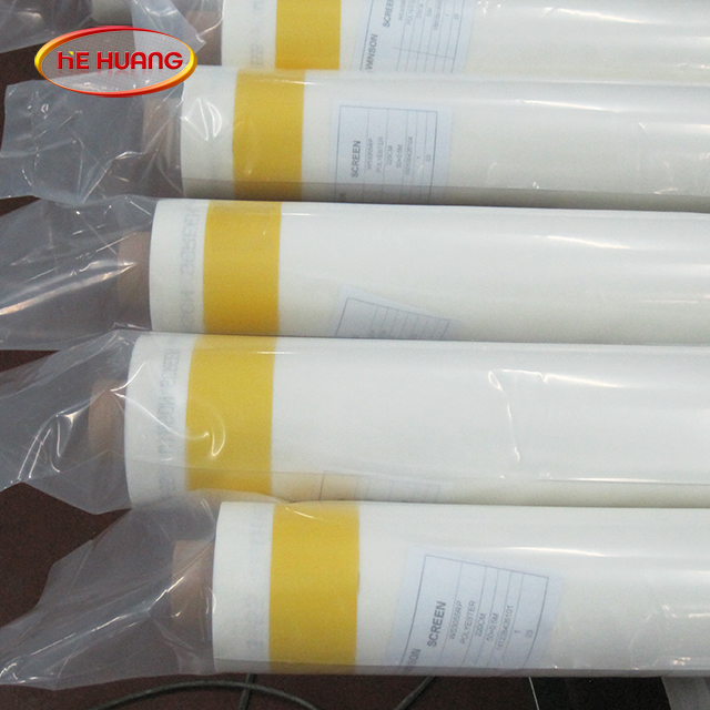 Hehuang Polyester white Screen Mesh printing mesh / bolting cloth 32T 36T 39T 43T 47T 54T 59T 64T 72T 77T 80T 90T 100T 120T