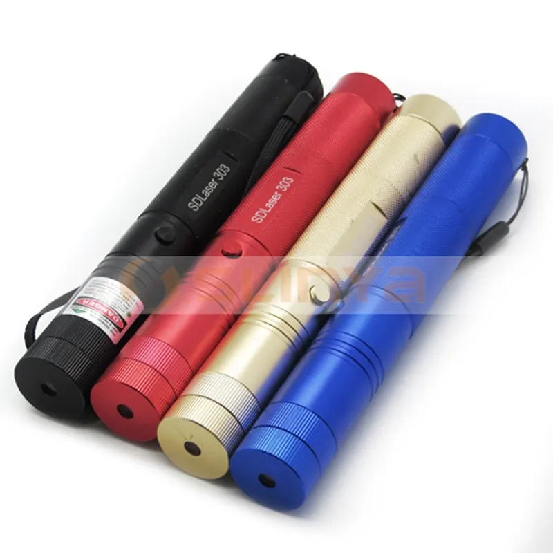 1mW Laser Pointer Power Green Laser Pointer Pen Lazer Battery 18650 Burning Match + Safe Key