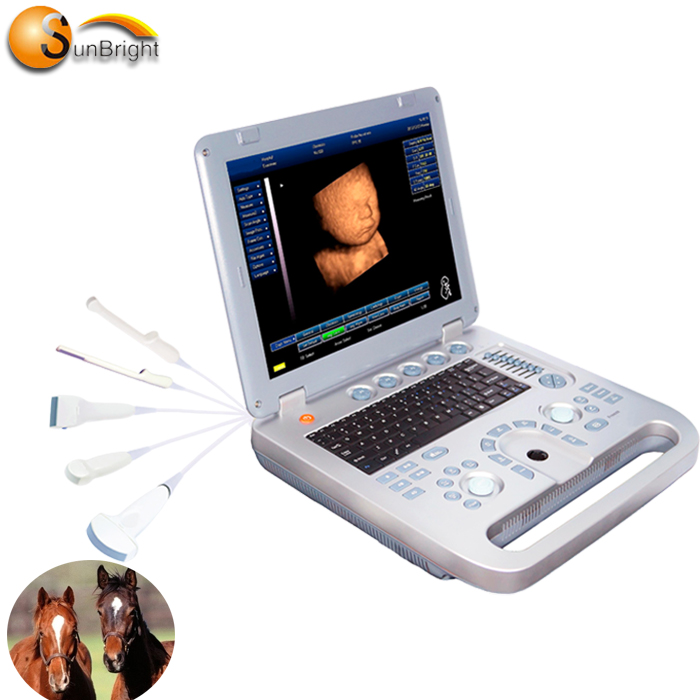 Hot selling laptop type vet ultrasound scanner device scan for dog cat