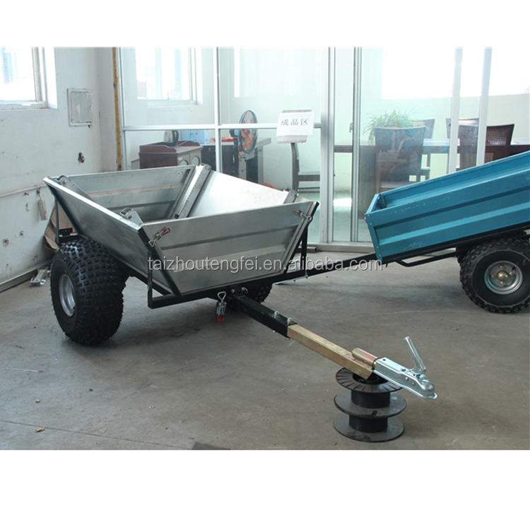 2017 Popular High Quality Strong Utility Axle Fuel Tank Cheap Price Automatic Lift Box Trailer