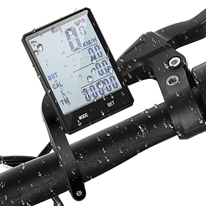 INBIKE 2,8 ''большой экран беспроводной водонепроницаемый велосипедный Спидометр велосипедный компьютер