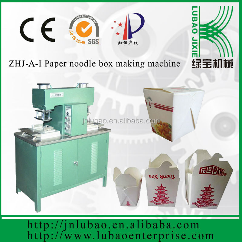 Lvbao ZHJ-A paper Chinese noodles box making machine