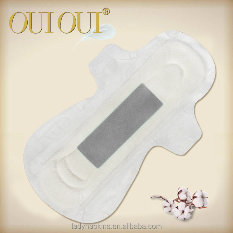 Best sale breathable anion bamboo charcoal women sanitary towel