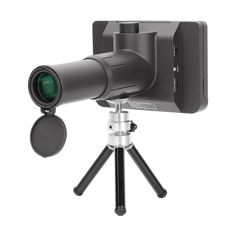 50X 5,0 "ЖК-дисплей 1080p видео с Micro-SD картой Цифровой телескоп с ЖК-экраном