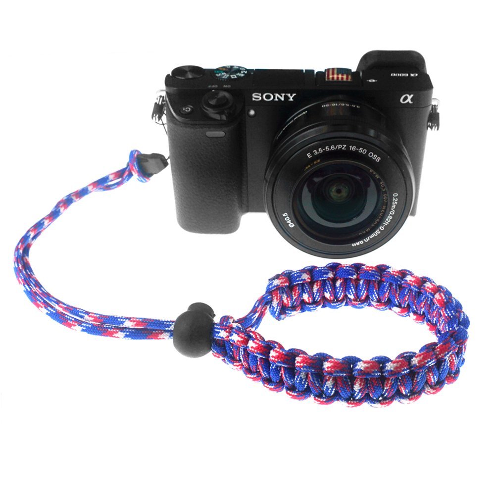 Hot sale Charm Survival Camera Webbing Bracelet Strap Wrist Strap for All Kinds of Camera