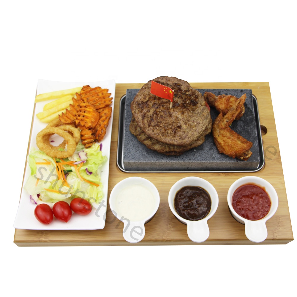 New Product Ideas 2019 Kitchen Accessories Set Cookware Steak Stone Amazon Hot Seller Lava Stone Cooking Grill Pot Pans Cookware