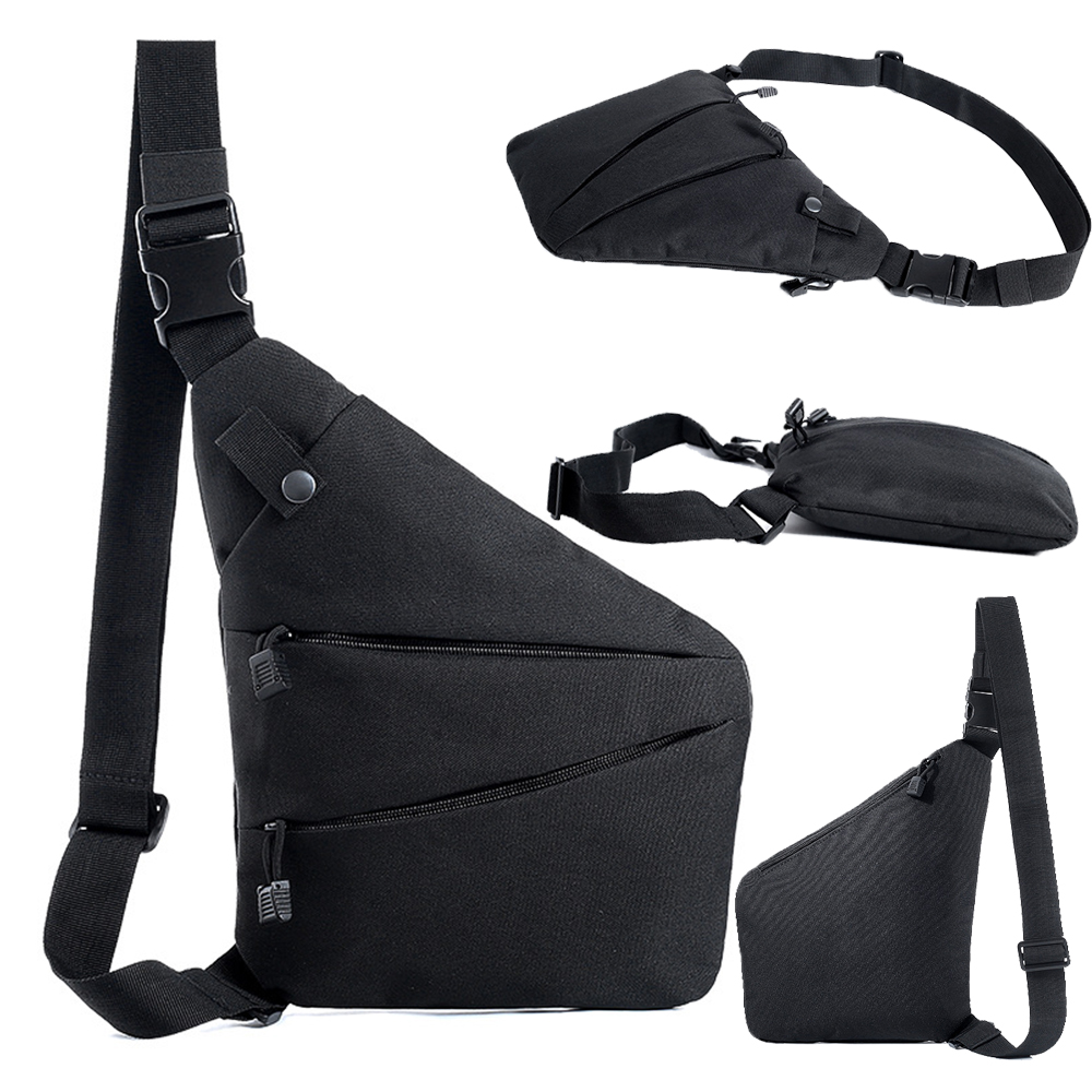 Free Sample Multifunctional Concealed Tactical Storage Gun Bag Holster Anti Theft Sling Bag Small Chest Pack Tactical Gear