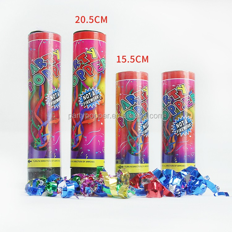20.5cm seasonal party supplies party popper confetti cannon