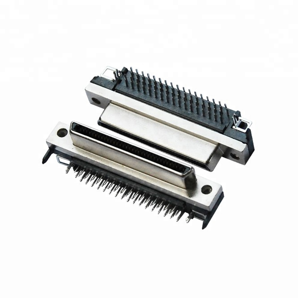 SCSI VHDCI 68P правосторонний ангельский DIP-разъем